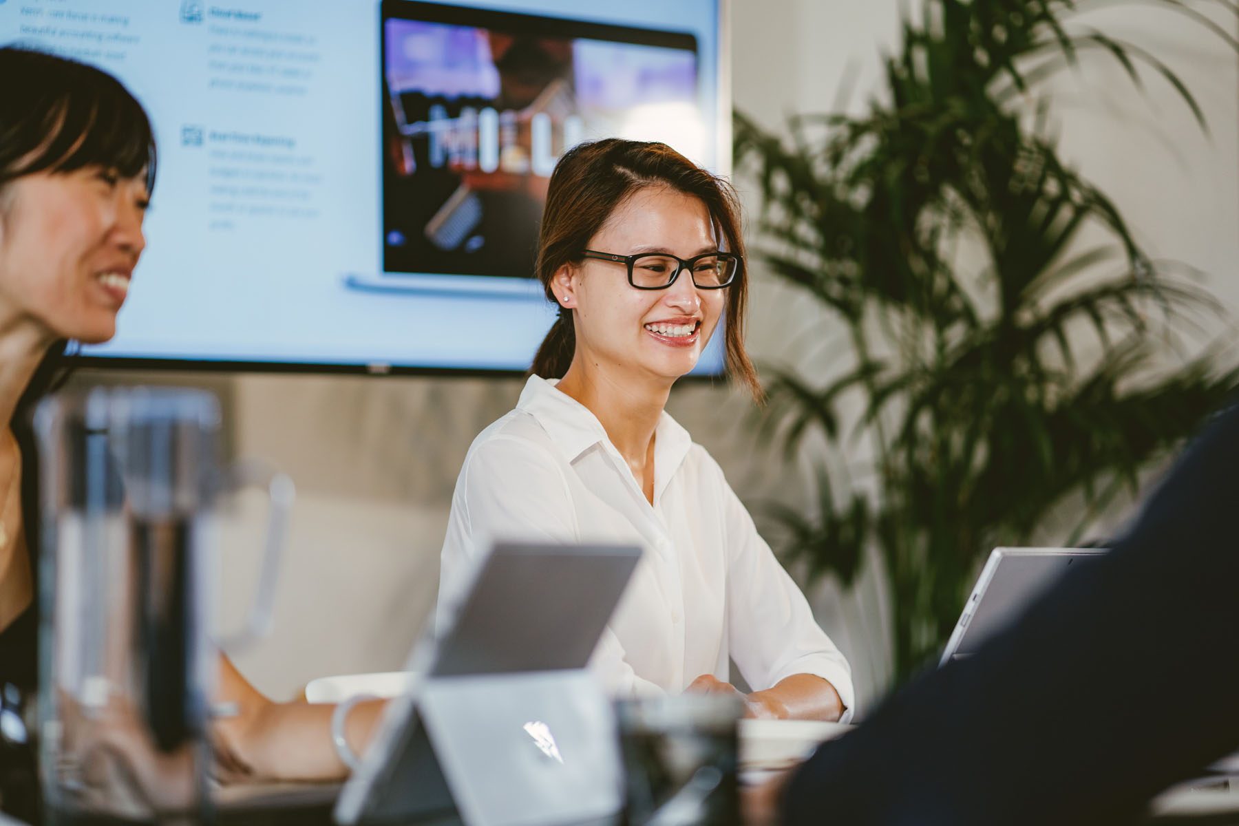 A Prime Partners adviser in a client meeting