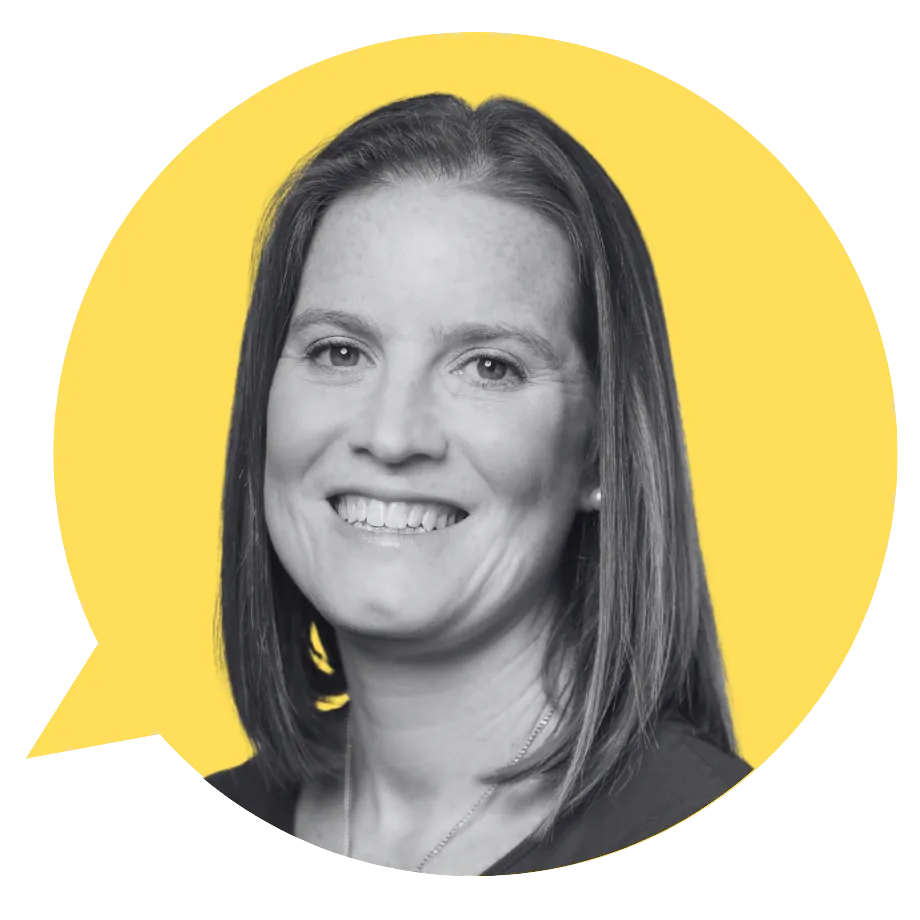Portrait of Kristina Signor in a Prime Perspectives speech bubble