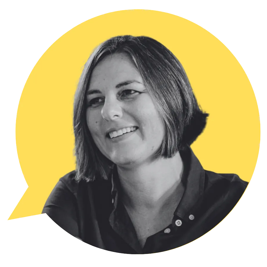 Portrait of Rachel Mag in a Prime Perspectives speech bubble