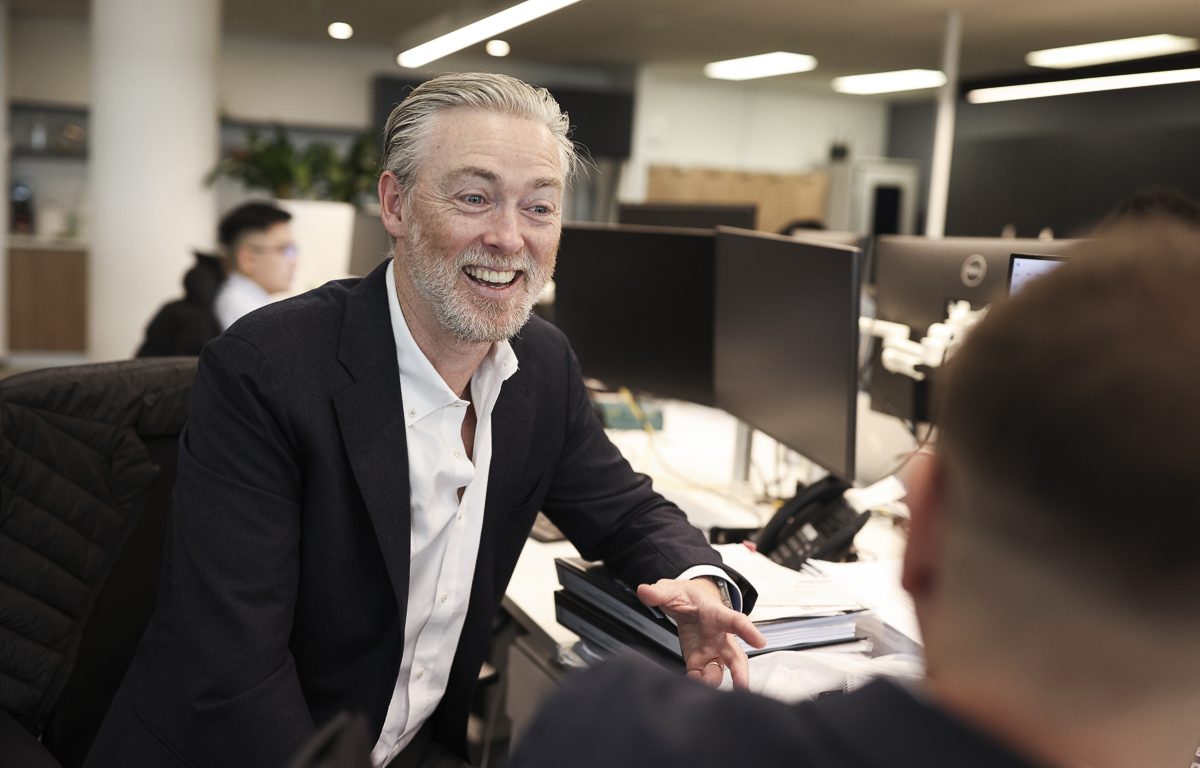 Prime Partners private client adviser in conversation with a client